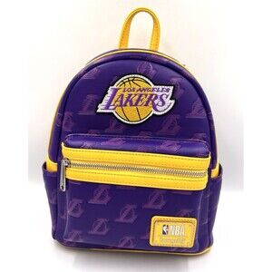 Loungefly NBA Los Angeles Lakers Mini Backpack 10" NWT